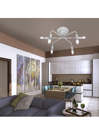 Люстры в спальню в стиле лофт