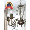 Люстра подвесная 5 ламп хрусталь Аврора S1154-5