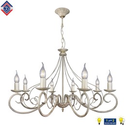 Люстра Петрасвет S1252-8, 8хЕ14 макс, 60Вт