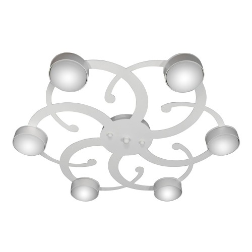 Люстра светодиодная потолочная LED плоская S2394-6