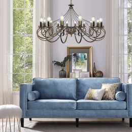 Люстра Петрасвет S1236-16, 16хЕ14 макс, 60Вт