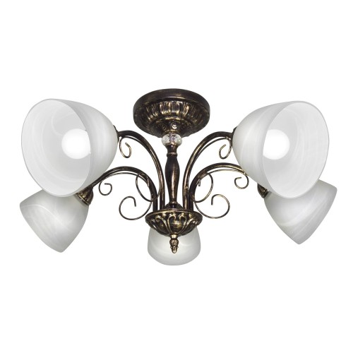 Люстра потолочная 5 плафонов собранная S2246-5