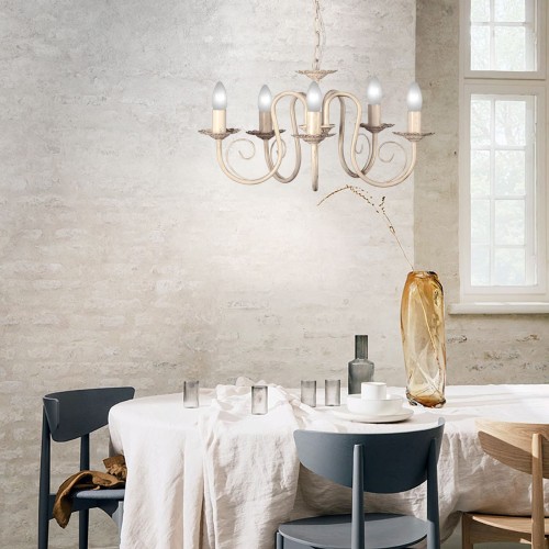 Люстра подвесная 5 ламп классическая S1149-5