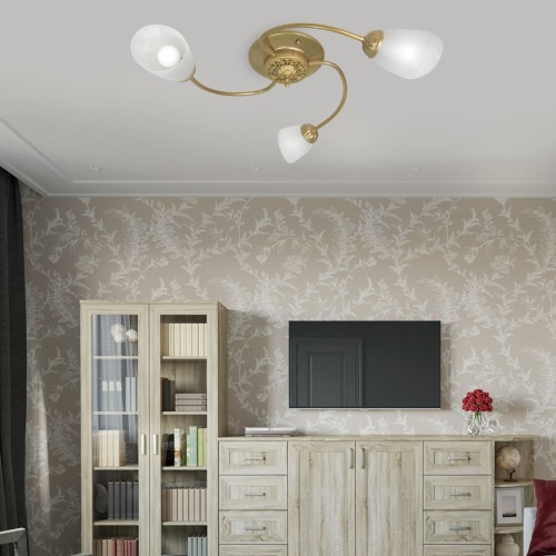 Люстра потолочная 3 плафона S2480-3