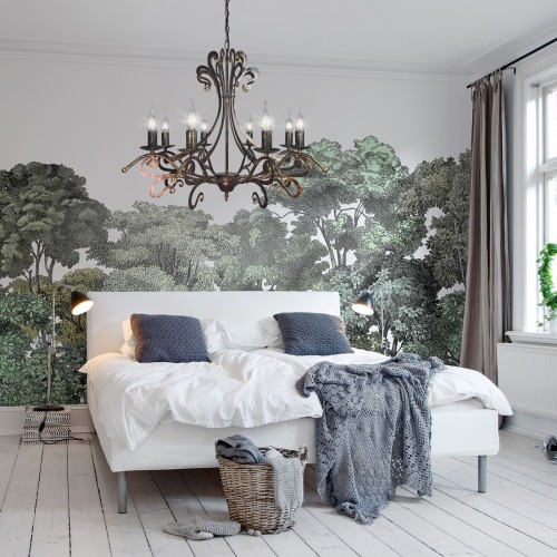 Люстра большая подвесная 8 ламп дизайнерская S3149-8