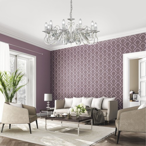 Люстра подвесная большая для зала S1161-12