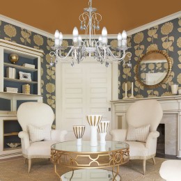 Люстра Петрасвет S1153-8, 8хЕ14 макс, 60Вт