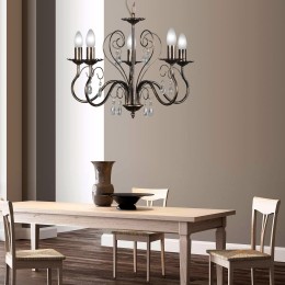 Люстра Петрасвет S1031-5, 5хЕ14 макс, 60Вт