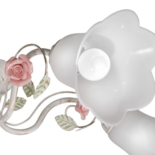 Люстра потолочная с цветами 5 плафонов S2215-5