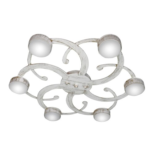 Люстра светодиодная потолочная LED плоская S2400-6