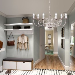 Люстра Петрасвет S1043-6, 6хЕ14 макс, 60Вт