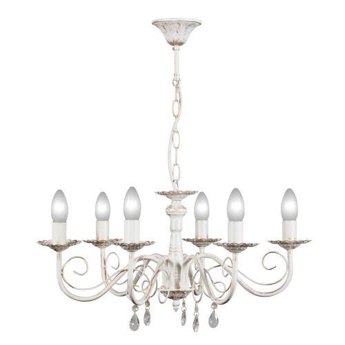 Люстра подвесная с хрусталем 6 ламп S1019-6