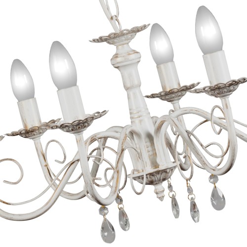 Люстра подвесная с хрусталем 6 ламп S1019-6