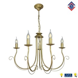 Люстра Петрасвет S1227-5, 5хЕ14 макс, 60Вт