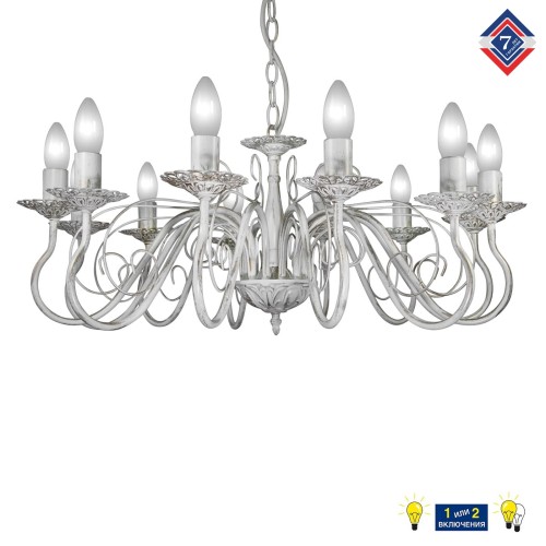 Люстра подвесная большая для зала S1164-12