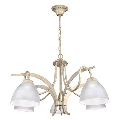 Люстра подвесная большая 5 плафонов дизайнерская S3150-5